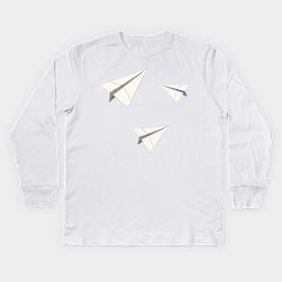 Paper Planes Sticker Pack White Kids Long Sleeve T-Shirt